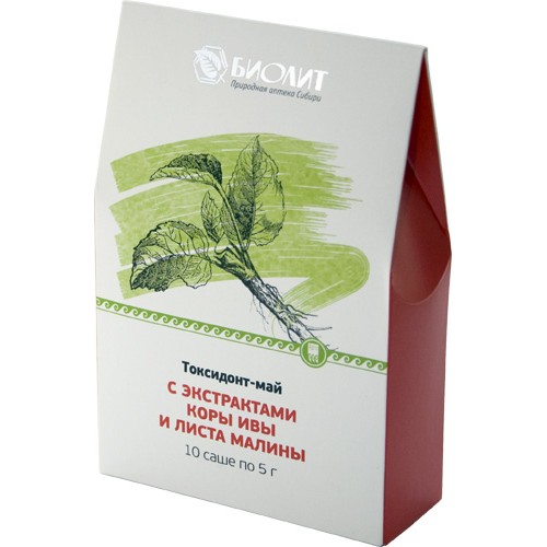 Купить Токсидонт-май с экстрактами коры ивы и листа малины  г. Коломна  